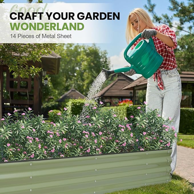 5-in-1 Adjustable Raised Garden Bed Kit | Galvanized Planter Boxes - Image 2