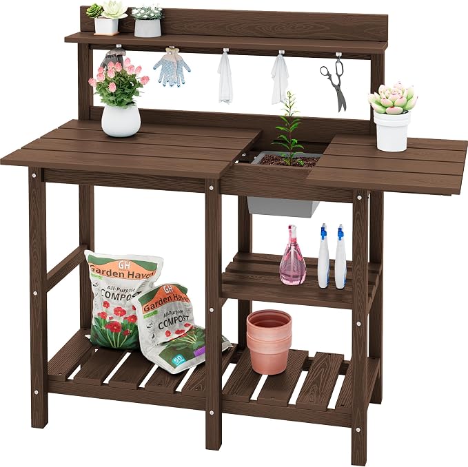 SERWALL Outdoor Potting Bench by SERWALL