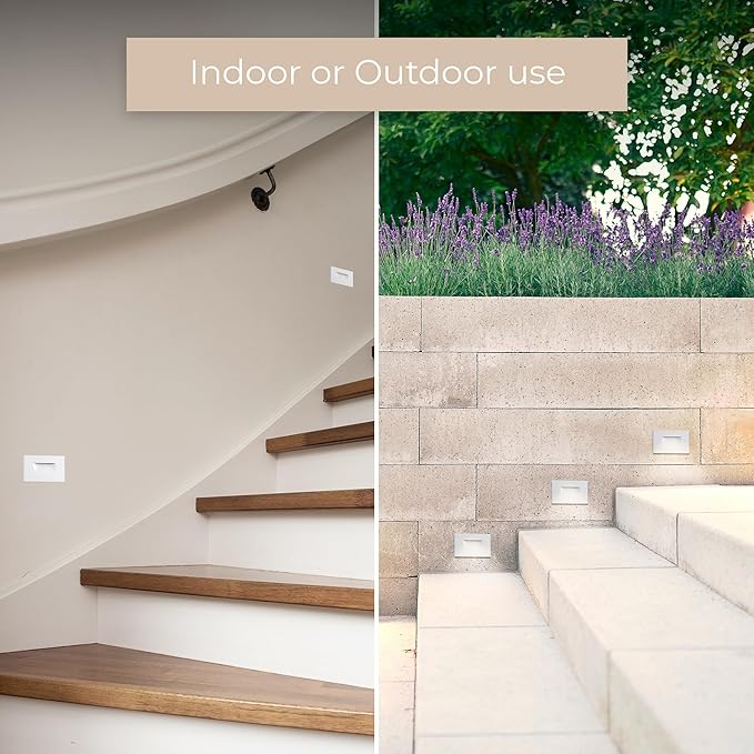 Builder Essentials Indoor or Outdoor 120V Input LED Step or Patio Deck Light - Image 5