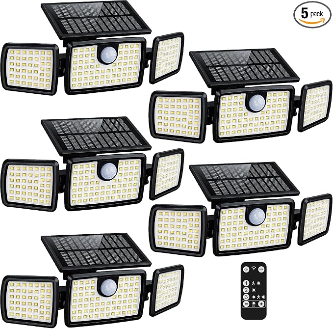 MIHANI Solar Lights Outdoor, Quick Charge Solar Motion Deck Lights Outdoor by MIHANI