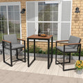 NATURAL EXPRESSIONS 3-Piece Bar Table and Chairs Set, Outdoor Bar Set by NaturalExpressions