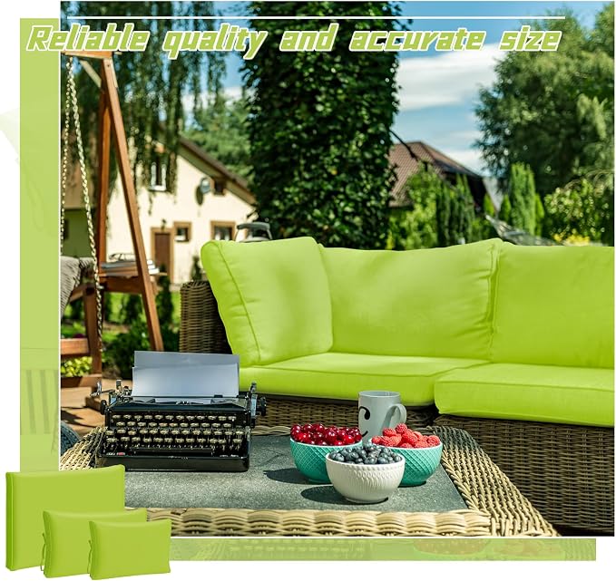 Patelai 11 Pcs Waterproof Patio Cushion Covers - Image 5