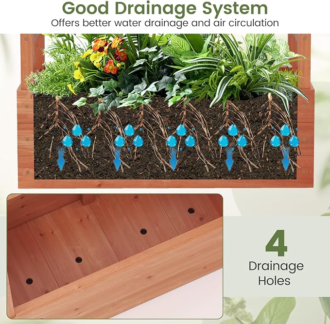 Giantex Set of 2 Raised Garden Bed - Image 3