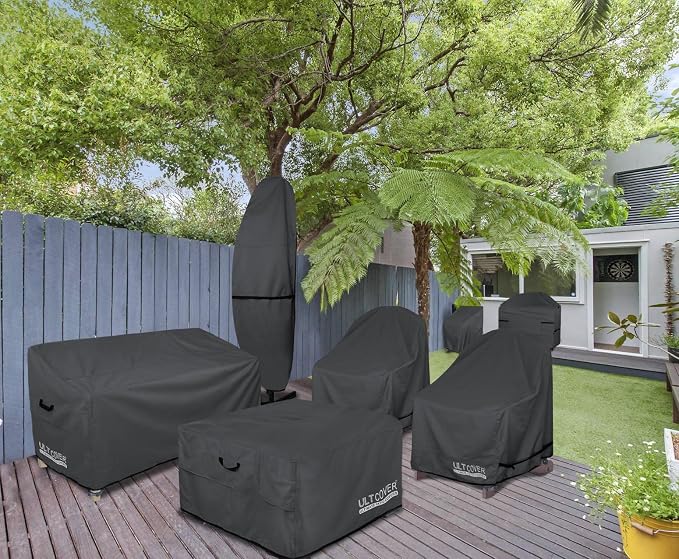 ULTCOVER Waterproof Patio Adirondack Chair Cover 2 Pack - Image 6