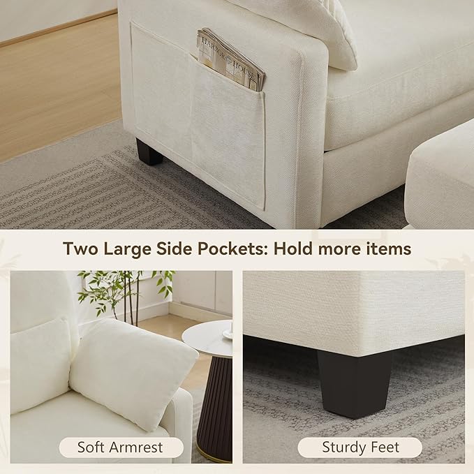 57.5" Oversized Chaise Lounge - Image 4