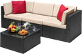 Devoko 4 Pieces Patio Furniture Sets All-Weather Outdoor Sectional Sofa Manual by DEVOKO