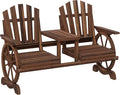 Outsunny Wooden Garden Bench by Outsunny