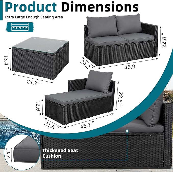 SUNLEI Patio Furniture Set - Image 2