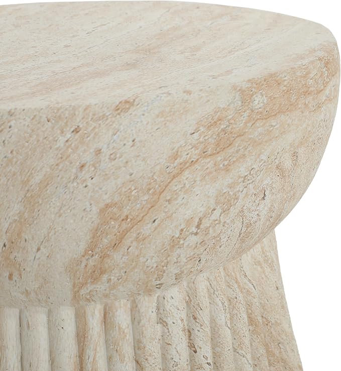 Christopher Knight Home Dila Patio Side Table, Lightweight Concrete End Table - Image 7