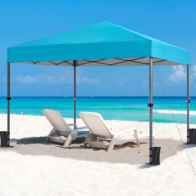 Yaheetech 10x10 1-Person Setup Pop Up Canopy Tent, Instant Portable Commercial - Image 9