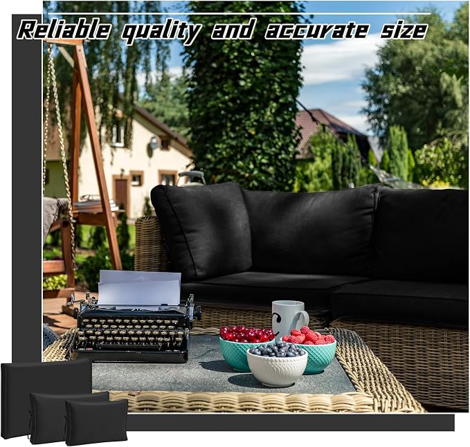 Patelai 11 Pcs Waterproof Patio Cushion Covers - Image 5