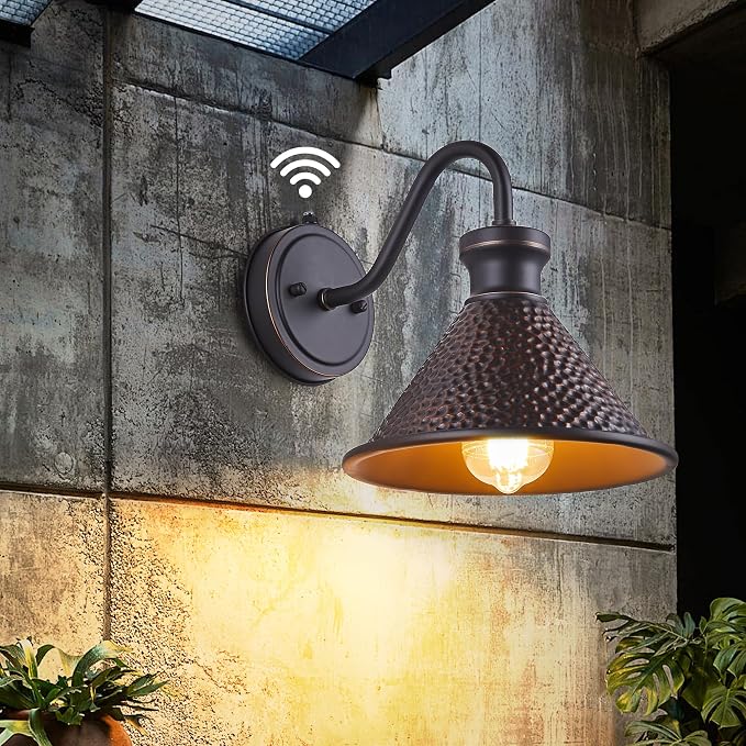 Dusk to Dawn Outdoor Gooseneck Wall Sconce - Image 9
