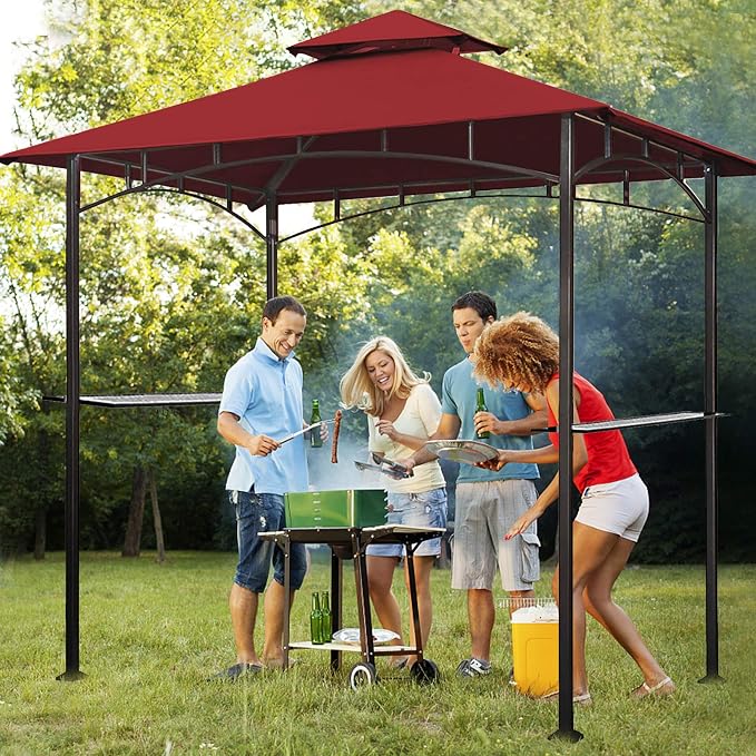 Eurmax USA High Performance Grill Gazebo Canopy Replacement Cover 5x8 BBQ - Image 7