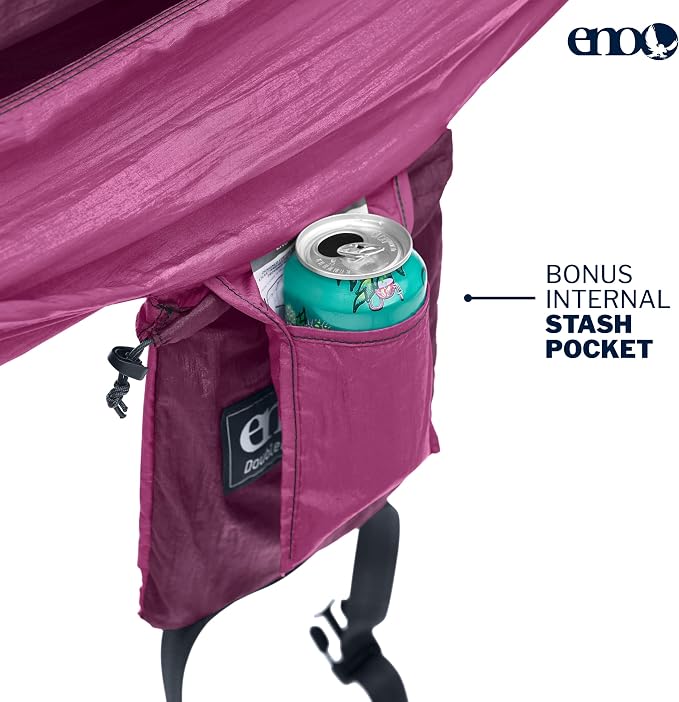ENO, Eagles Nest Outfitters DoubleNest Lightweight Camping Hammock, 1 to 2 - Image 3