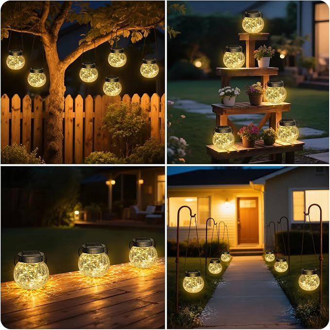 Kolpop Solar Lanterns Outdoor Waterproof 18 Pack, Hanging Solar Lights - Image 2