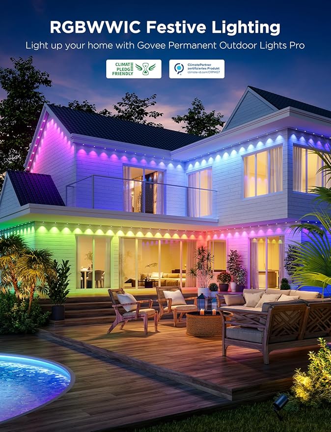 Govee Permanent Outdoor Lights Pro, 200ft - Image 2