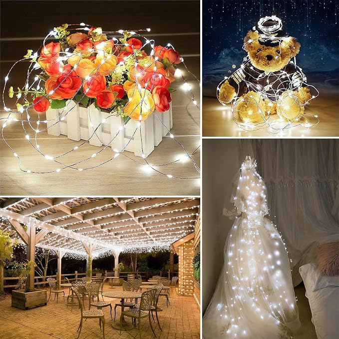 Solar String Lights Outdoor Waterproof 6 Pack Total 198ft 600LED 8 Modes - Image 6