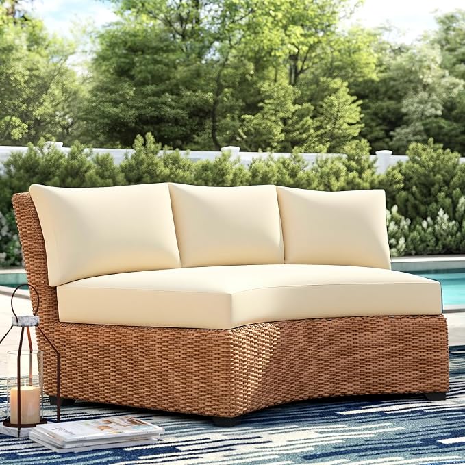Outdoor Curved Sofa Cushion Cover - Image 7