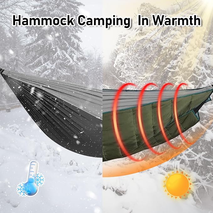 AYAMAYA Single & Double Hammock Underquilt Full Length Big Size Under Quilts - Image 2