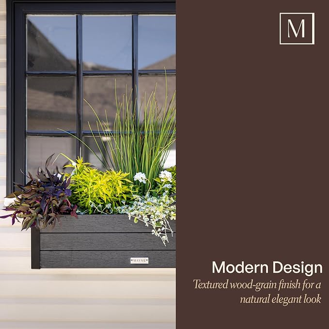 Mayne Vista 4ft Modern Window Box Planter - Image 6