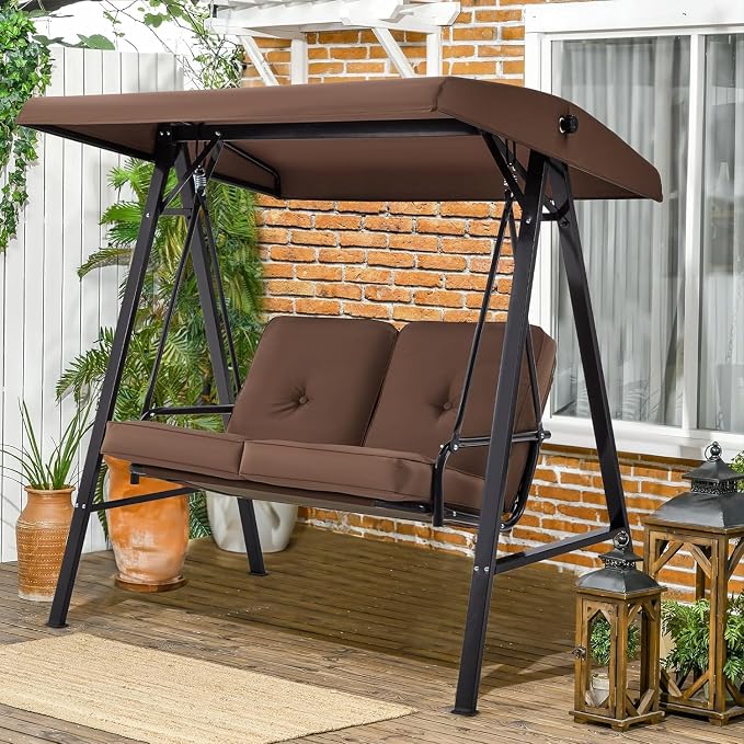 AECOJOY Outdoor Patio Swing Chair - Image 8