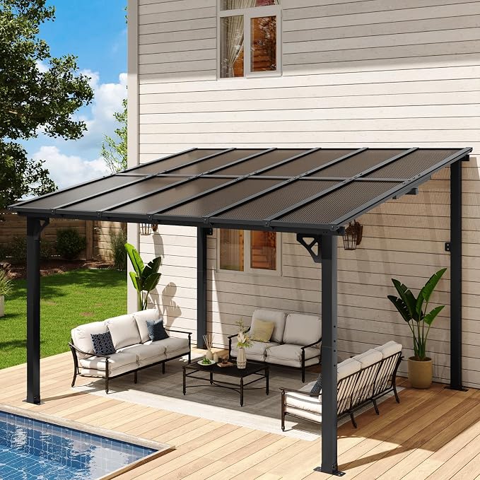 Aoxun 10' x 12' Gazebo for Patio, Gazebo Pergola by Aoxun