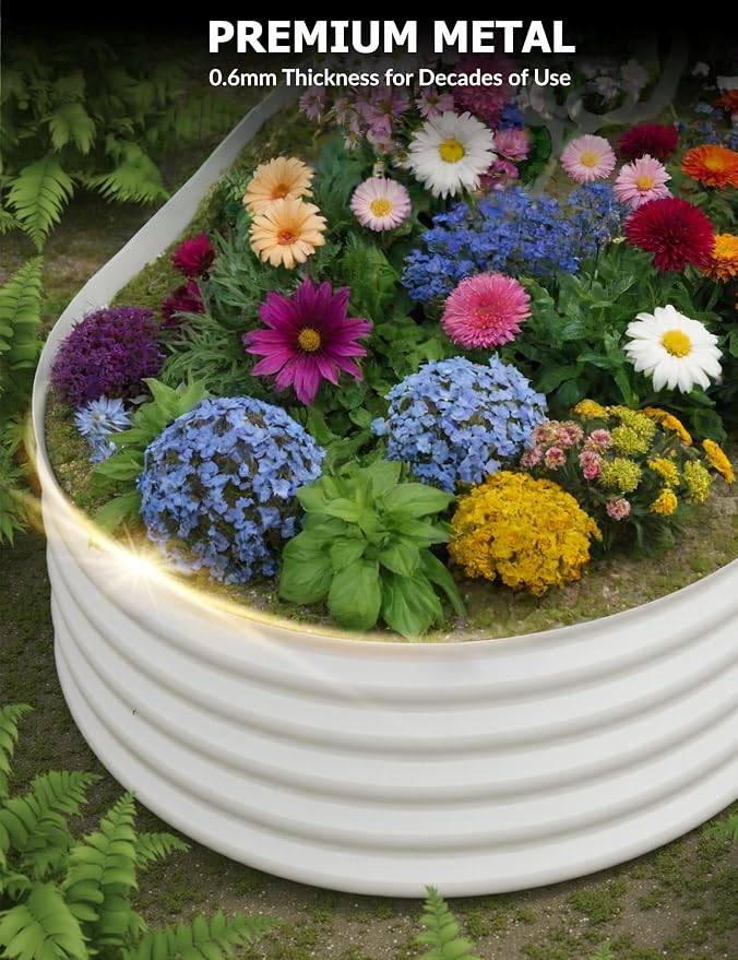GarveeLife 8x4x1.5 ft Galvanized Raised Garden Bed - Image 6