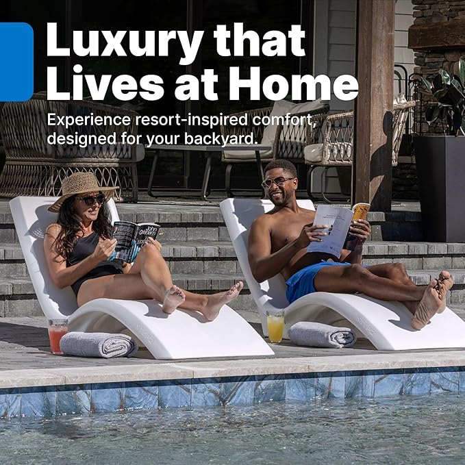 Step2 Vero Pool Lounger, Fade-Resistant, Waterproof Patio Furniture, Pool - Image 4