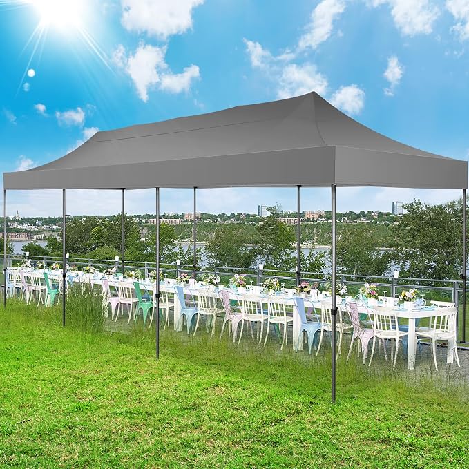 COBIZI 10x30 Pop up Canopy Tent 10x30 Canopy No Sidewall Waterproof Heavy Duty - Image 7