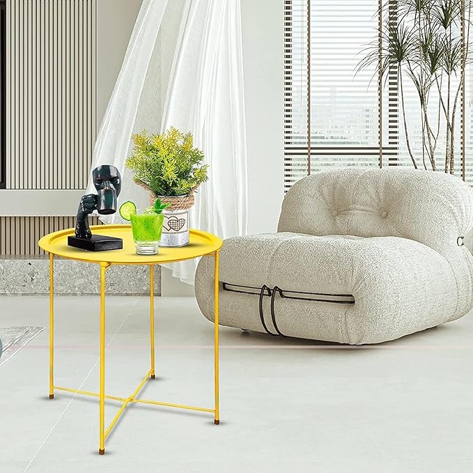 Garden 4 you Small Side Table, Round End Table, Outdoor Side Table - Image 5