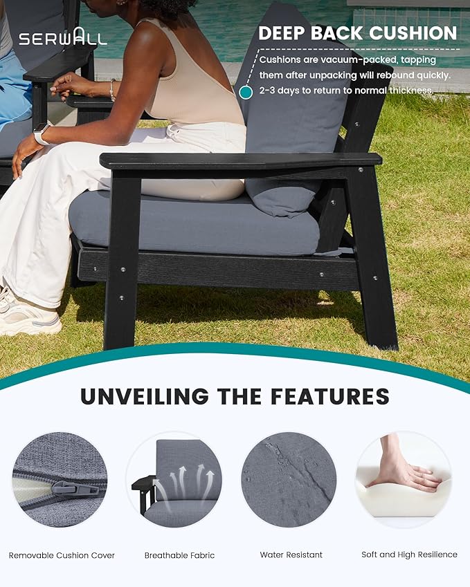 SERWALL HDPE Outdoor Couch - Image 3