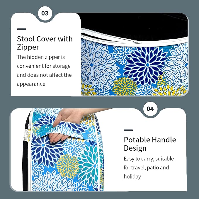 Inflatable Ottoman Stool D21 xH9 - Image 5