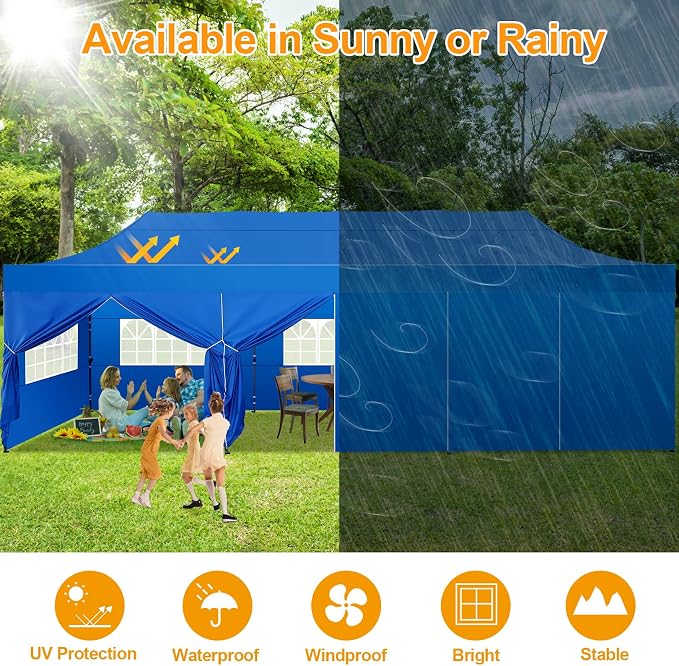 COBIZI 10x30 Pop Up Canopy - Image 7