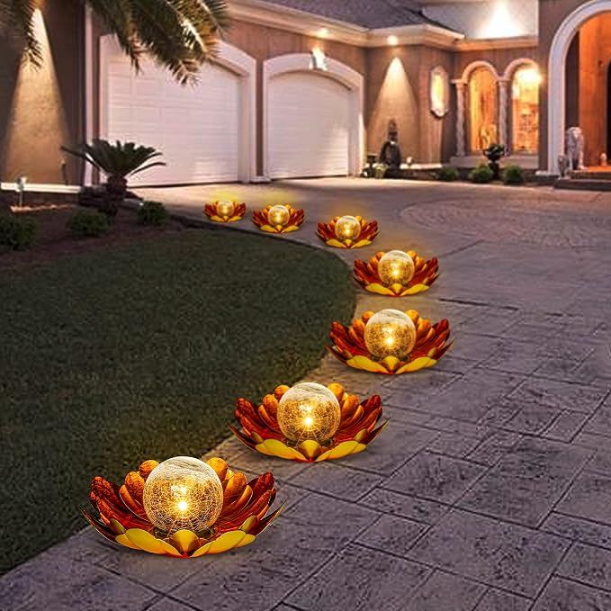 WNP Solar Flower Light Outdoor Christmas Decorative, Garden Solar Powered Lights - Image 8