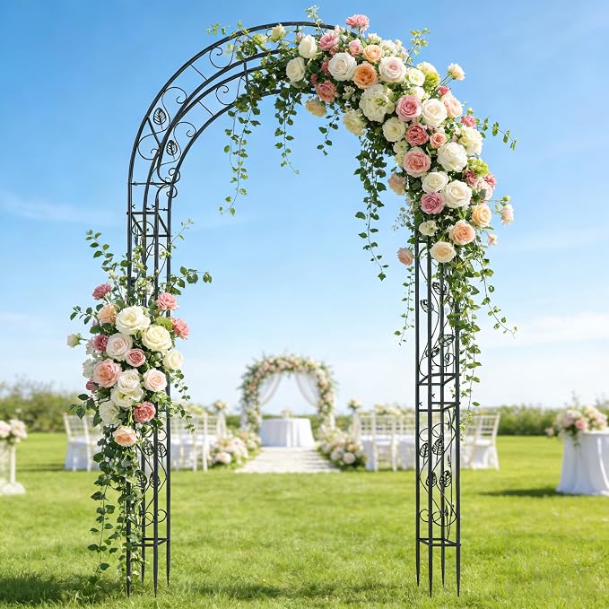 Garden Arch Trellis, Wedding Arch Frame by Furtivusia