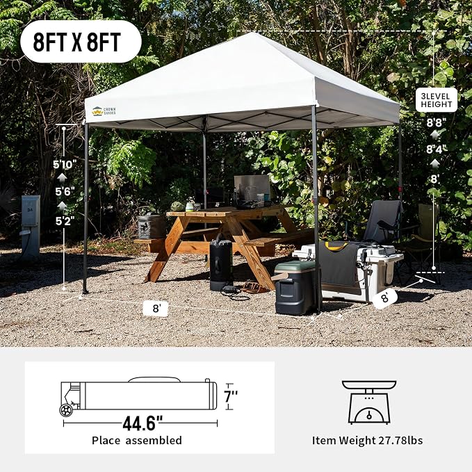 CROWN SHADES 8x8 Pop Up Canopy - Image 2