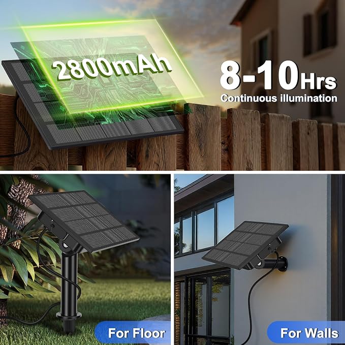 25FT Solar String Lights with 16+1 LED Bulbs, Patio String Lights Whith Remote - Image 5