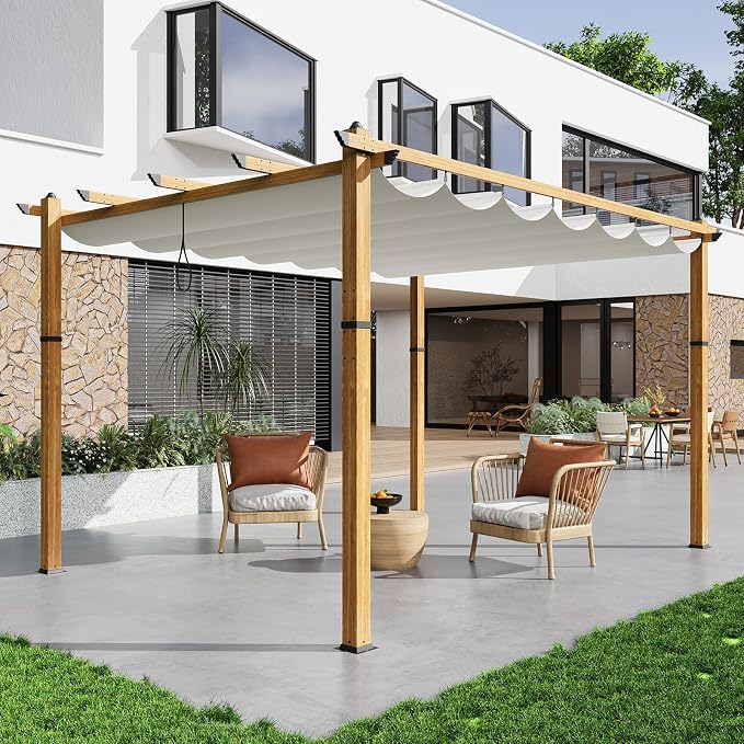 10 x 13 ft Aluminum Pergola - Image 6