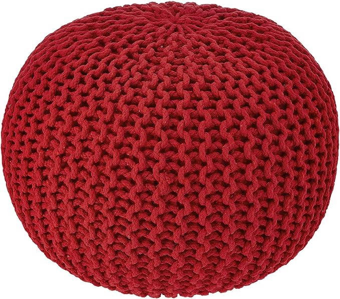 · REDEARTH · Round Pouf Ottoman - Image 4