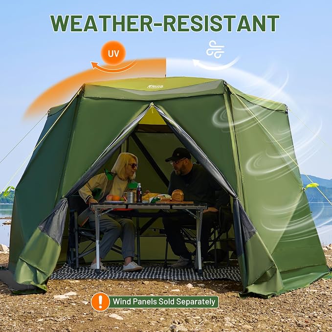 TIMBER RIDGE Easy Pop Up Gazebo Canopy Tent - Image 8