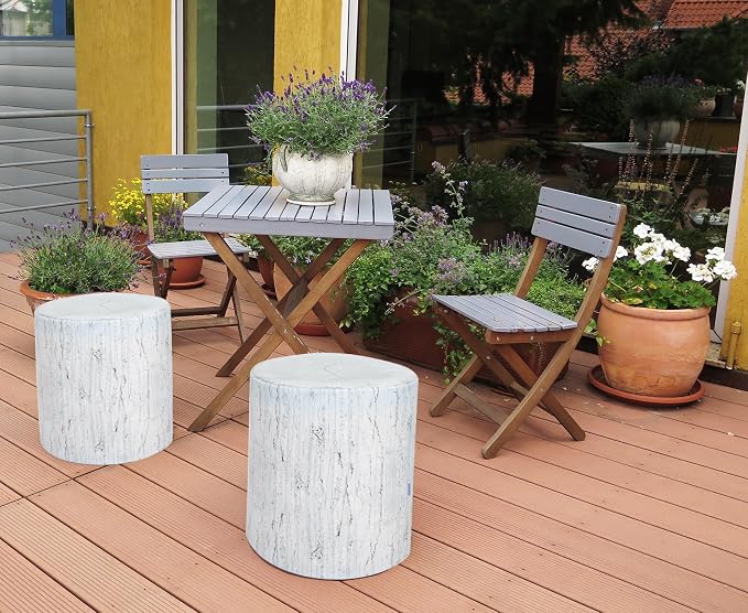 Delsit Outdoor Ottoman Pouf - Image 4