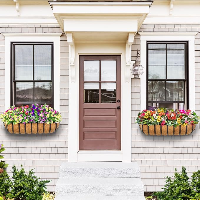 2pcs 30' Planter, Metal Window Box - Image 6