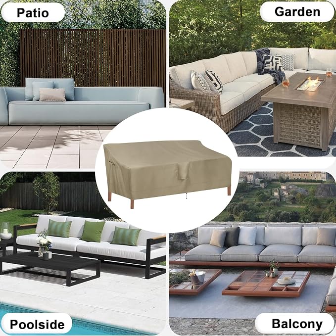 OutdoorLines Outdoor Waterproof Patio 4-Seater Couch Cover - Image 8