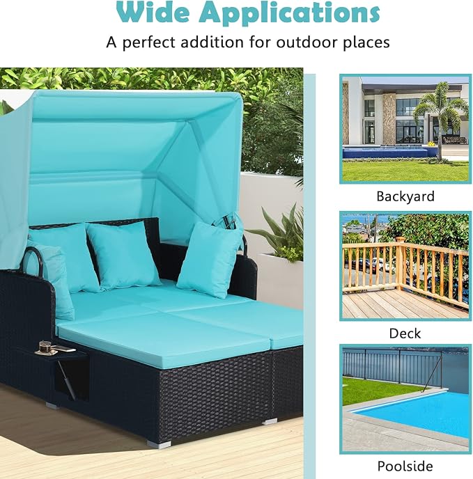 Salches Outdoor Daybed, Patio Daybed - Image 7
