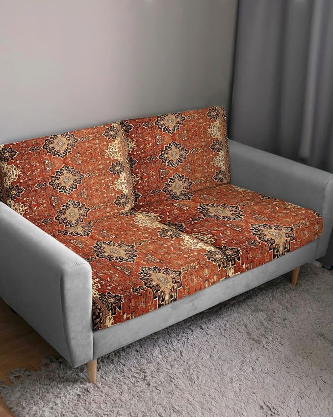 Southwest Stretch Couch Sofa Cushion Covers, Sectional/Individual/L/T Shape - Image 3