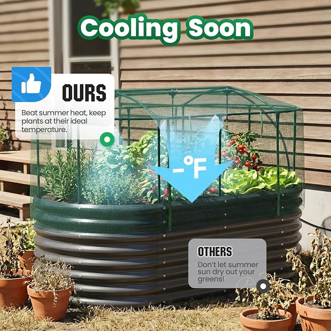 Quictent Galvanized Raised Garden Bed Kit - Image 4