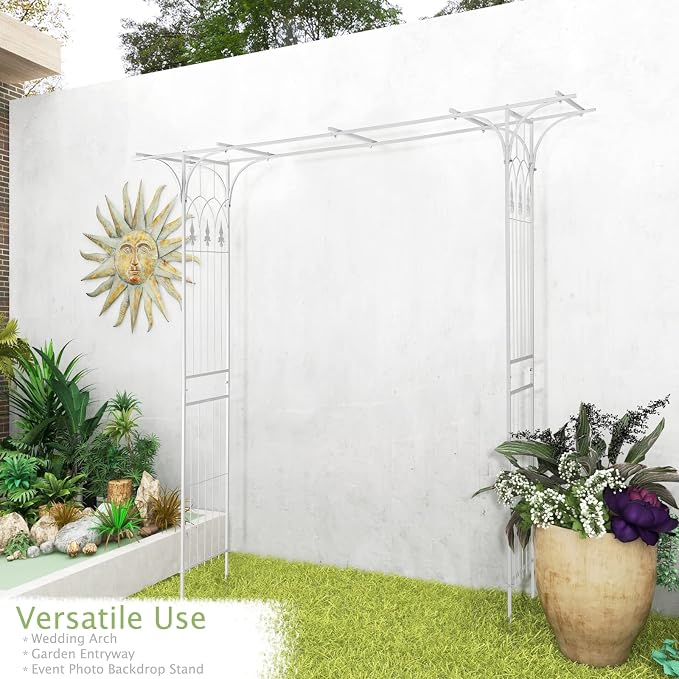 VINGLI Garden Arbor, Arch Archway - Image 5