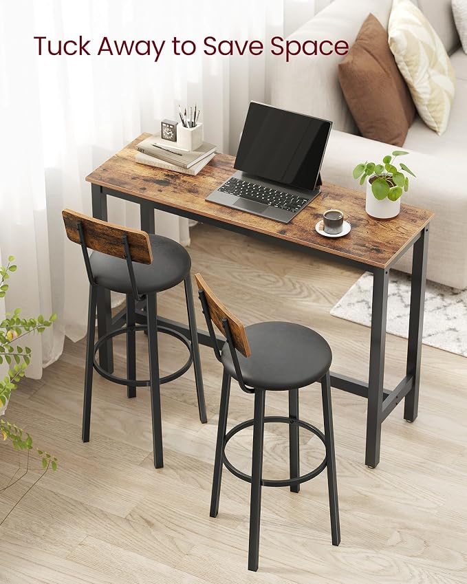VASAGLE Bar Stools, 29.7 Inches Barstools - Image 6