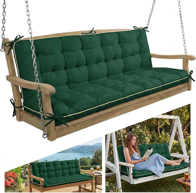 AS AWESLING 60×40 INCH Oxford Fabric Swing Cushions by ASAWESLING