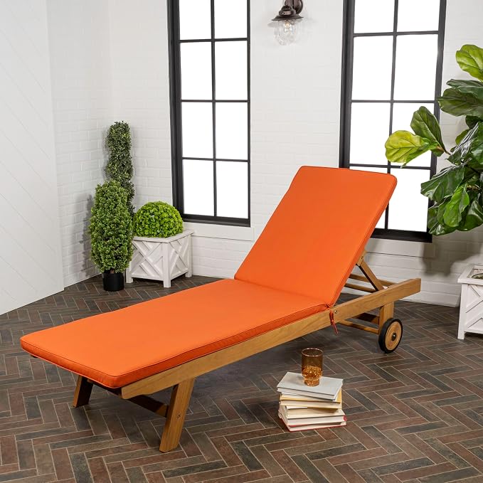 JONATHAN Y LNG1000C Mallorca 77.56"x23.62" Modern Classic Adjustable Acacia - Image 6